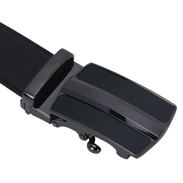 Men's Auto Lock PU Leather Belt