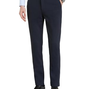 Premium Men's Slim Fit Stretch Knit Pants - Smart Casual | Flexi Waist