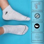 Unisex Cotton Men And Women Solid Ankle Length Socks (Pack Of 5)