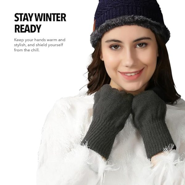 Winter Gloves for Men & Women with Touchscreen Finger Bike Winters Hand Gloves for Women and Mens Thermal Wear Unisex Winter Warm Glove for Womens Winters Wear Unisex Hands Glove for