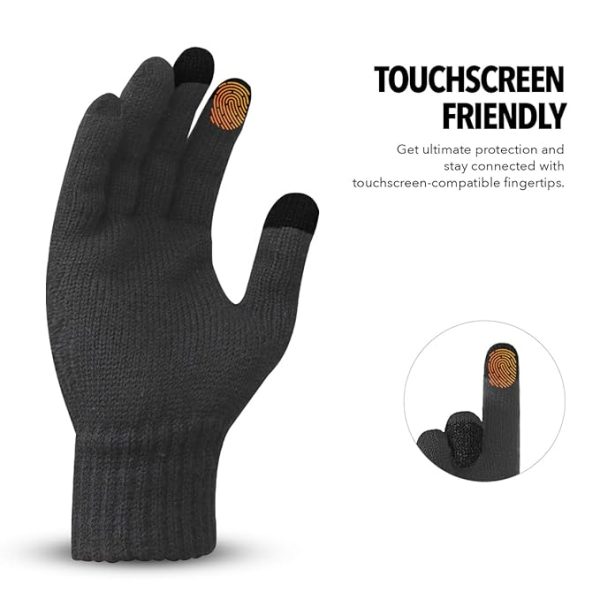 Winter Gloves for Men & Women with Touchscreen Finger Bike Winters Hand Gloves for Women and Mens Thermal Wear Unisex Winter Warm Glove for Womens Winters Wear Unisex Hands Glove for