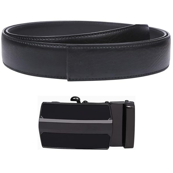 Men's Auto Lock PU Leather Belt