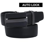 Men's Auto Lock PU Leather Belt