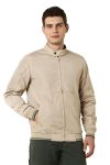 Men's Polyester Casual Jacket | Regular Fit High Neck | Standard Length