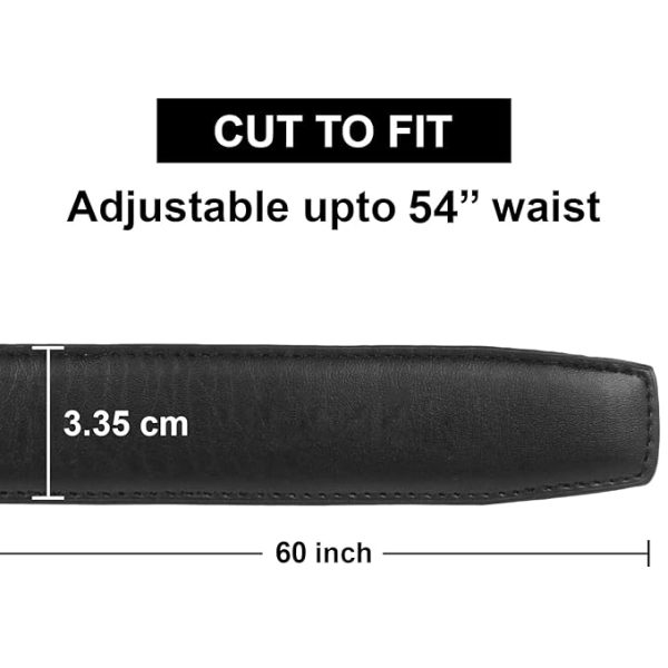 Men's Auto Lock PU Leather Belt