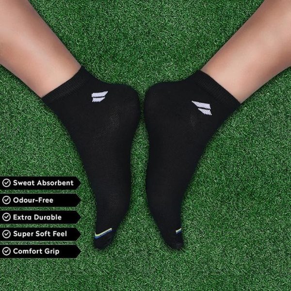 Unisex Cotton Men And Women Solid Ankle Length Socks (Pack Of 5)
