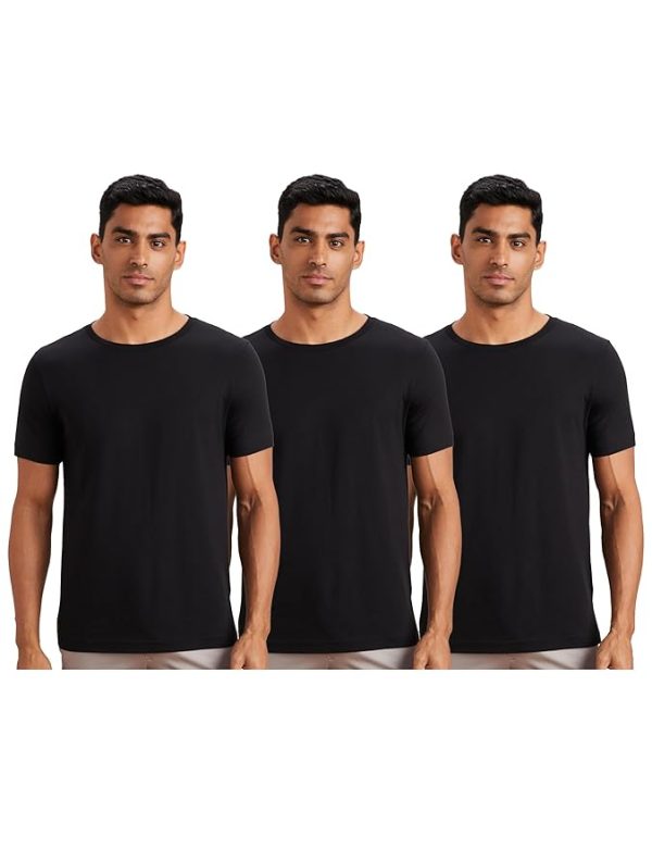 Men's Solid Cotton T Shirt | Round Neck | Half Sleeve | Plain-Regular Fit
