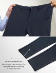 Premium Men's Slim Fit Stretch Knit Pants - Smart Casual | Flexi Waist