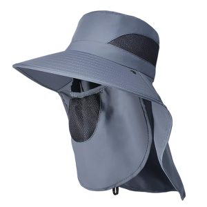 Mens Sun Hat Wide Brim Summer Sun Cap UV Protection Fishsing Hat