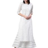 Women's Cotton Straight Fit Straight Kurta
