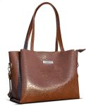 Croco Pattern Tote Bags For Womens Big Purses And Handbags Ladies Big Shoulder Bag